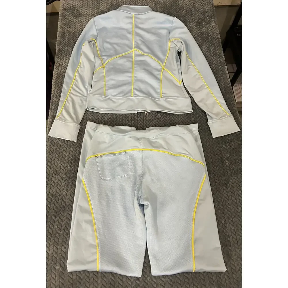 Vintage Nike Sphere Dry Youth Tracksuit Set Jacket M Pants S Blue 2 Piece